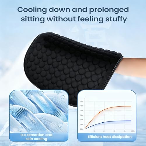 Cojín refrigerante de asiento de coche transpirable para clima cálido 5