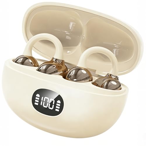 Sport Cuffie Bluetooth 5.4, Ultraleggero 4.3g, LED Schermo, Design Aperto,