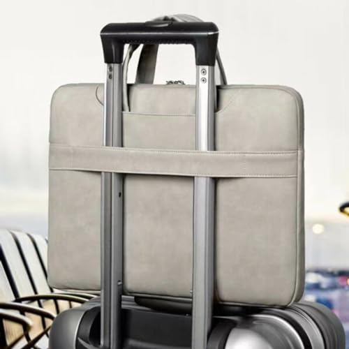 Image of TechTrendz Anti-Scratch Water Resistance, 13-14 inch Professional Laptop Bag Sleeve with Handle Compatible with MacBook Air /Pro, for MacBook Neo 13 inch (A18 Pro Chip,2026) A3404 Cover - Cream White