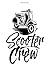 Scooter Crew Journal: 100 Pages | Graph Paper Grid Interior | Driving Moped Funny Scooters Riding Driver Rider Saying Tour Scooter Hobby