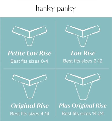Image of hanky panky Women's Signature Lace Original Rise Thong 3 Pack