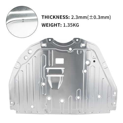 Image of Engine Splash Shield Guard Compatible with Honda Civic 2022 2023 Under Engine Cover Splash Shield 74111T20A0