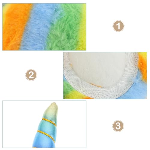 Unicorn Winter Earmuffs Fuzzy Ear Muffs Warm Ear Cover Plush Earmuff Windproof for Cold Weather3
