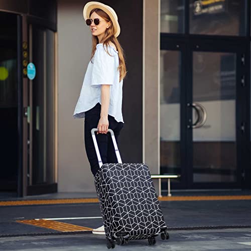 Sanwuta 3 Pcs Luggage Cover Washable Suitcase Protector Anti Scratch Case Fits 18-28 Inch Luggage, 3 Sizes