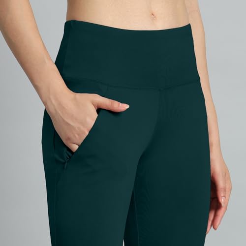 Image of Mehrang Gym wear Mesh Legging Workout Pants with Side Pockets /Stretchable Tights /Highwaist Sports Fitness Yoga Track Pants for Women & Girls