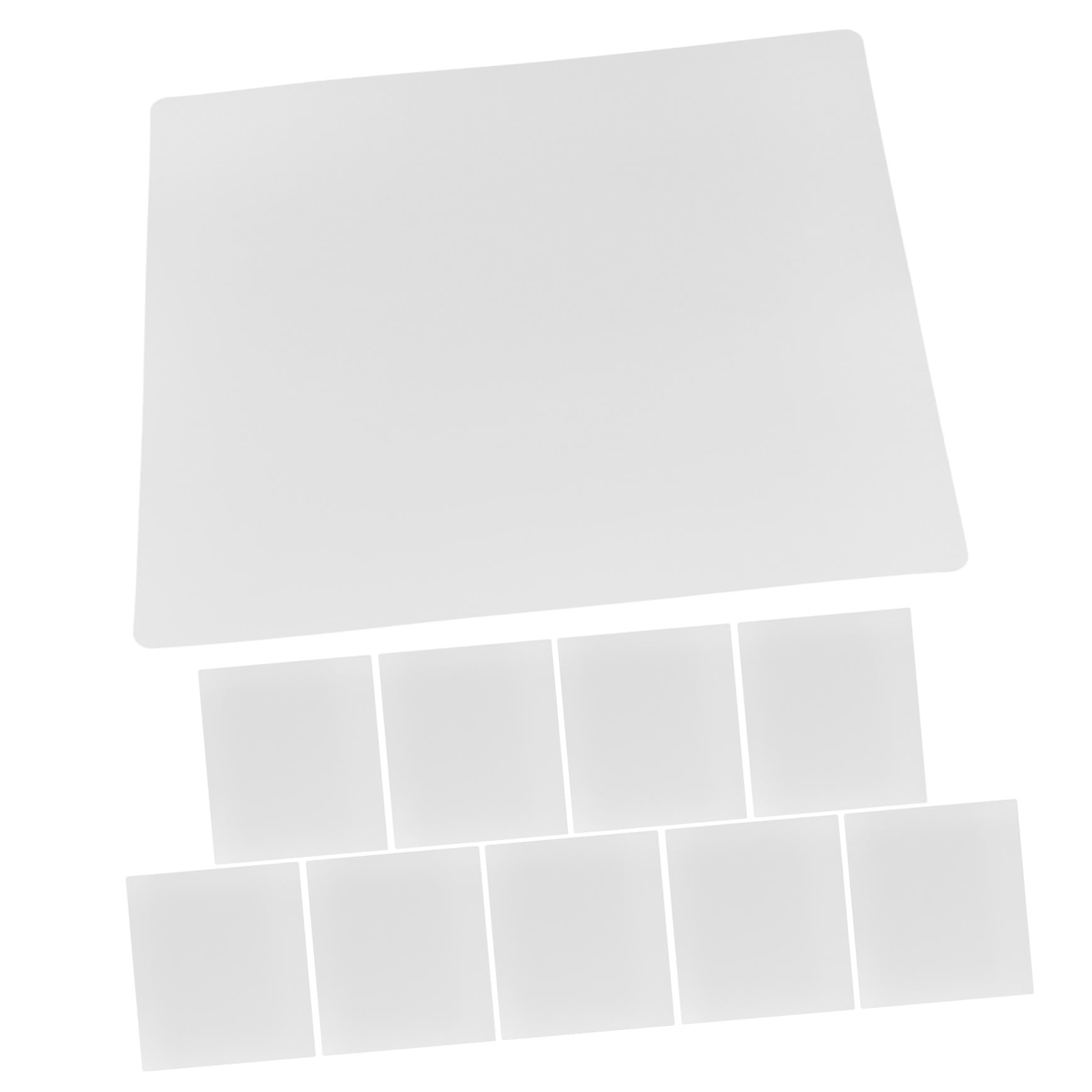 HOMSFOU Tappetino da Disegno Trasparente in PVC per Tracciare e Disegno 3D Creativo Set 10 Pezzi per Tracciare e Disegno 3D Creativo per Penna 3D per attività Creative