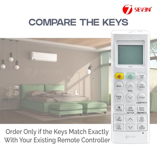 Image of 7SEVEN Compatible AC Remote Control for LG Split and Window Air Conditioner, Match Keys Exactly with Original 36J AC Remote Before Placing Order