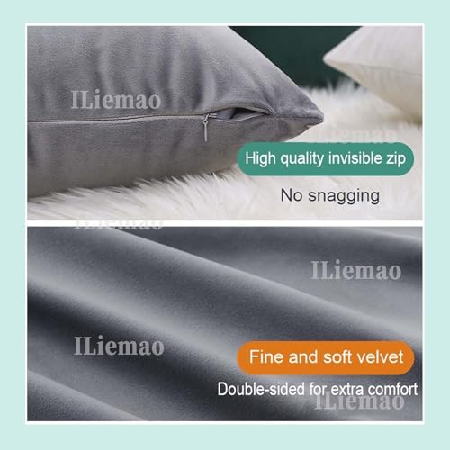 Housse de coussin en coton et polyester rouge avec fermeture invisible 65x100 cm
