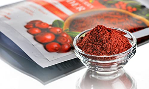 Wild Harvested Lingonberry Freeze-Dried Powder – 2 Oz – Natural Lingonberry Powder, No added sugar, No GMOs