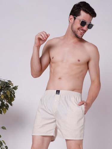 Image of Urban Scottish Ultra-Comfortable Men's Boxer Pants - 100% Cotton Material with A Stylish Print - Soft and Stretchy Elastic Waist Band - Dynamic Movement and Hardwearing Stitching - Breathable with A Gentle Snug Fit