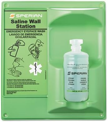 Eyesaline Single 16 Oz Wall Station, Sold As 1 Kit