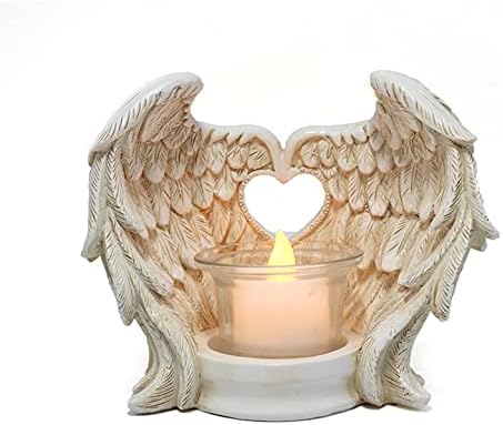 Anger Eagle Memorial Gift Angel Wings Tealight Candle Holder Ornament Church Ornament Candle Holder Bereavement, Memorial Gift, Grief, Funeral, Memorial Gift, Home Decorations
