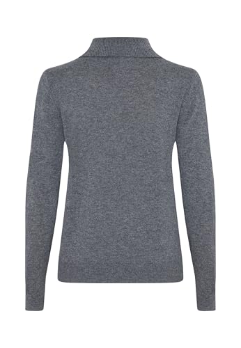 Image of Style & Republic Women's 100% Cashmere Slim Turtleneck Pullover Sweater