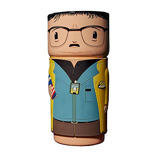 CosCups by Numskull Jurassic Park Dennis Nedry - Taza de cerámica con funda de goma (400 ml)