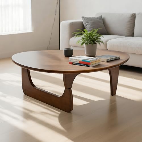 Solid Wooden Modern Triangle Coffee Table: Unique Funky Coffee Tables