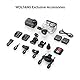 WOLFANG GA400 Action Cam 4K 60FPS Unterwasserkamera WiFi 8M Wasserdicht ohne Gehäuse 3.0 EIS Bildstabilisator Touchscreen Helmkamera (Fernbedienung, 2 x 1350mAh Akkus und Zubehör Kit)