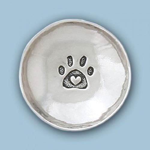 Basic Spirit BW-73 Paw Print, Boxed Charm Bowl, Small, 2-inch Diameter image 2