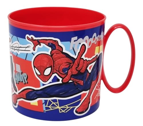 Stor Tasse Marvel Spiderman Spider Gwen Miles Morales Mug en plastique pour petit déjeuner goûter 265 ml