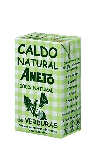 Aneto Natural Caldo de Verduras, 1L