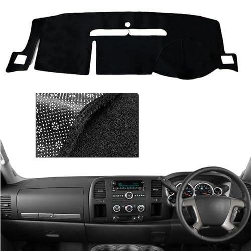 Alfombrilla antideslizante para tablero de Chevy Silverado RHD 2007-2013 protector anti-UV 3