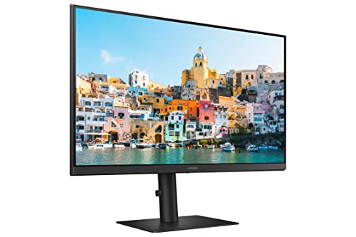 Samsung S40A Series 24-Inch Fhd 1080P Computer Monitor, 75Hz, Ips Panel, Hdmi, Displayport, Usb-C, Height Adjustable Stand, 3 Yr Wrnty (Ls24A400Ujnxza),Black #TOP28
