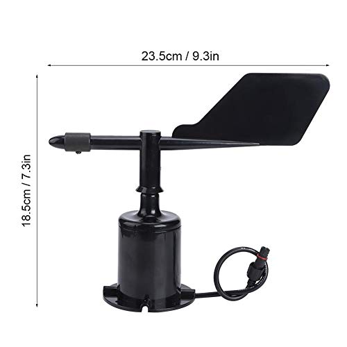 Anemometer Wind Meter, Wind Direction Sensor Transmitter, 360 Degree Wind Transmitter Transducer Wind Speed Anemometer Instruments For Ambient Weather(0-3V(5V Power Supply)) #TOP24