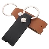 NOLITOY 2個ドラムチューナーキーカバー 製 ドラムキー保護スリーブ スネアドラム用キーホルダー ユニバーサル対応 ブラウン 黒