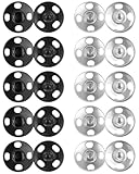 Design simple : ces boutons pression adoptent 4 boutonnières, mesurant un diamètre de 10 mm, chaque bouton-pression contient 2 parties, la partie avant et la partie arrière. En particulier, ces 2 parties peuvent se boucler ensemble, assurant qu'elles restent solidement fixées sur vos vêtements, sacs et autres types de tissus comme attaches.