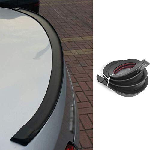 Alerón Trasero para Coche,4.9ft / 150cm Universal,Tira de Alerón,Tira Impermeable para Parachoques Parachoques Labio Cover