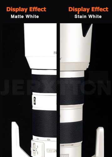 Piel adhesiva protectora anti-arañazos para lente de cámara Sony FE 50-150mm F2 GM color Blanco Mate miniatura 5