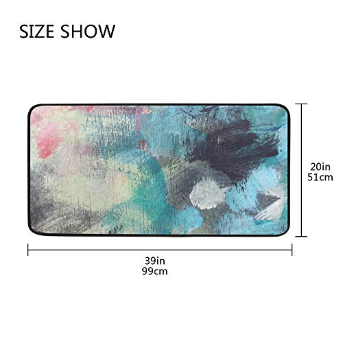 Tapis de cuisine antidérapant lavable en machine de 99 x 50 cm - 5