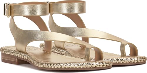 Image of Vince Camuto Libahs Ankle Strap Toe Loop Flat Sandals