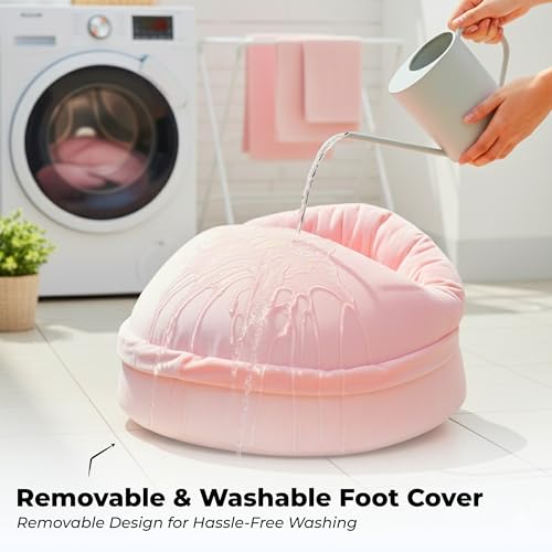 Image of Durafit91 Electric Foot Massager for Pain Relief, Feet Massager with Hand Simulation Massage, Air Compression, Shiatsu, Deep Kneading, Blood Circulation, Relaxation & Stress Relief, Portable Massager