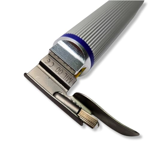 Laringoscópio com Led 05 Lâminas Retas Inox EM-LR1 Veterinário