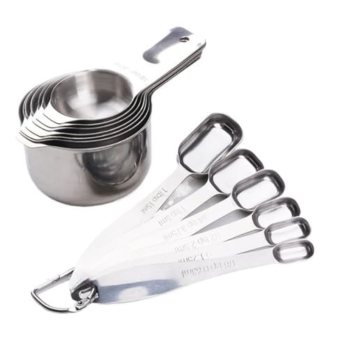 Taza medidora de acero inoxidable, cuchara medidora, cuchara medidora en gramo, cuchara for condimentos (Size : C2)