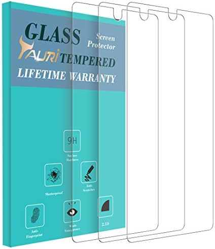 Essential Phone Screen Protector, TAURI [3-PACK] [Tempered Glass] Screen Protector with Lifetime Replacement Warranty