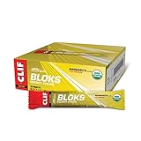 CLIF BLOKS - Energy Chews - Margarita with Salt 3X Sodium for added Electrolytes- Non-GMO - Plant Based Food - Fast Fuel for Cycling and Running-Workout Snack (2.1 Ounce Packet, 18 Count)
