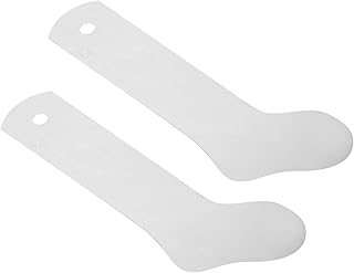 EXCEART 2pcs Metal Sock Jig Heat Press Sock Jig Hockey Style Aluminum Sock Dye Sublimation Printing Socks Jigs DIY Accessory