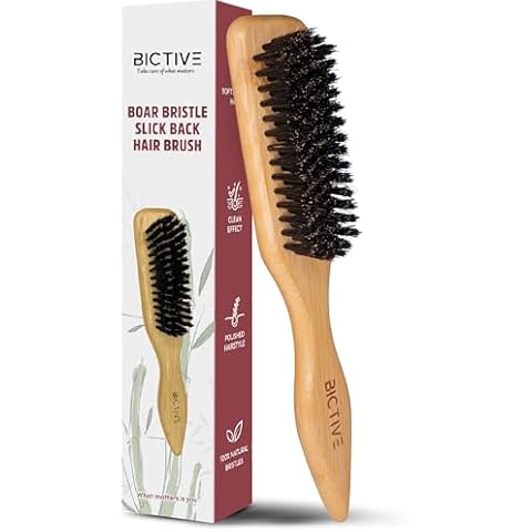 Brosse à Cheveux BICTIVE® Poils de Sanglier Cover