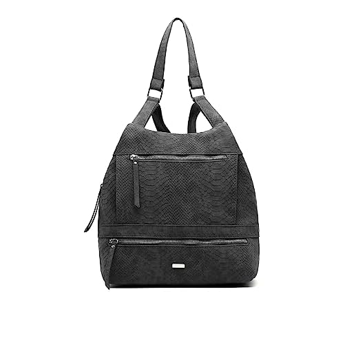 MISAKO Rolla mochila antirrobo animal print - Bolso mochila antirrobo de mujer - Mochila casual pequeña espaciosa Rolla Negro 30 X 28 X 11 cm