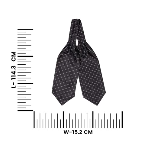 Image of The Tie Hub Microfibre Cravat for Men - Formal & Wedding Occasion Wear