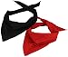 Pañuelo triangular, bandana, pañuelo para el cuello en pack de 2 unidades, estampado monocromo de camuflaje blanco / rojo Talla única