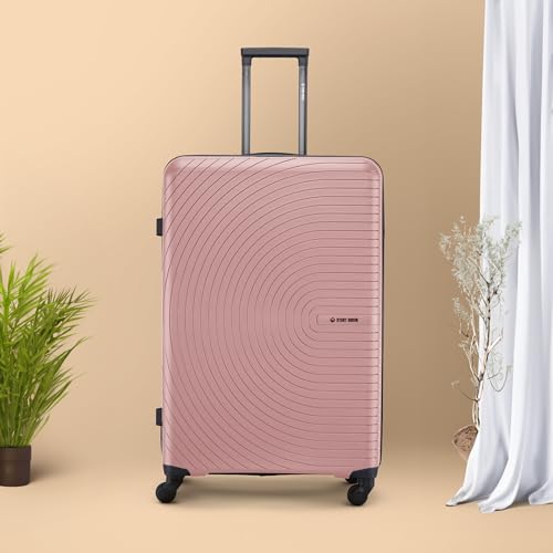 Image of Stony Brook Nasher Miles Crescent 75 Cm 28 Inch Polypropylene Hard-Sided 4 Wheels Spinner Check-in Luggage Trolley Bag (Champagne)