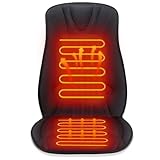 Heated Seat Covers with Fast Heat, Universal Seat Warmer for Home Office and More Use, Comfortable Full Back and Seat Cushion with 3 Heating Levels, Winter Christmas Gift