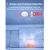 Meross-Detector-de-Humo-Inteligente-Detectores-de-Incendios-WiFi-Compatible-con-Apple-HomeKit-Alexa-y-SmartThings-con-Silencio-y-Autotest-Probado-Segun-EN-14604-Se-Necesita-Hub