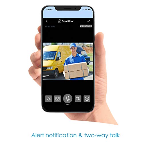 Teetsie Floodlight Camera Hardwired Motion Sensor Outdoor Light With 1080P Wifi Home Security Cam Alexa Ip65 Waterproof 2500 Lm Night Vision App For Phone 2-Way Audio Siren Alarm Microsd/Cloud Storage #TOP4