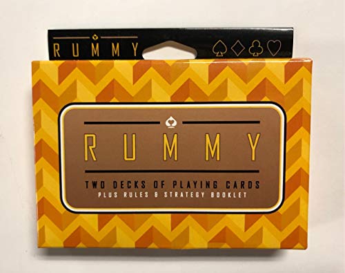 Cartamundi Rummy Gold Zigzag Design, 2 Deck Set #TOP1