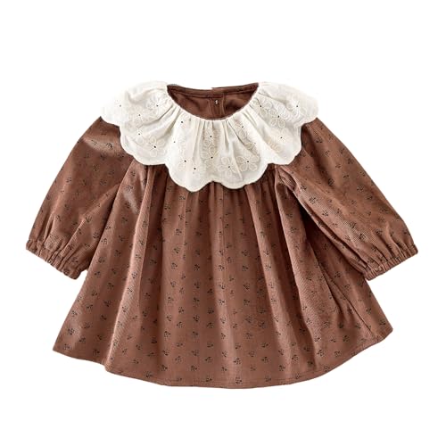 Image of Spring Baby Toddler Girls' Long Sleeve Princess Dress - Cute & Stylish Outfit for Spring/Fall