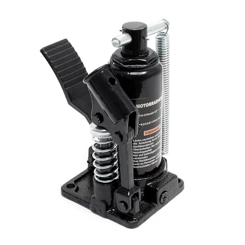 Vérin hydraulique pour lève-moto avec levage fluide et maintien sécurisé