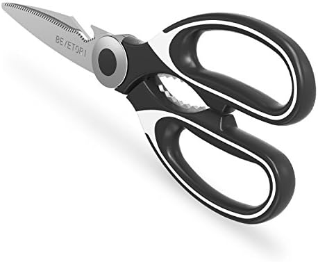 Kitchen Shears, Beyetori Ultra Sharp Heavy Duty Dishwasher Safe Multipurpose Scissors …